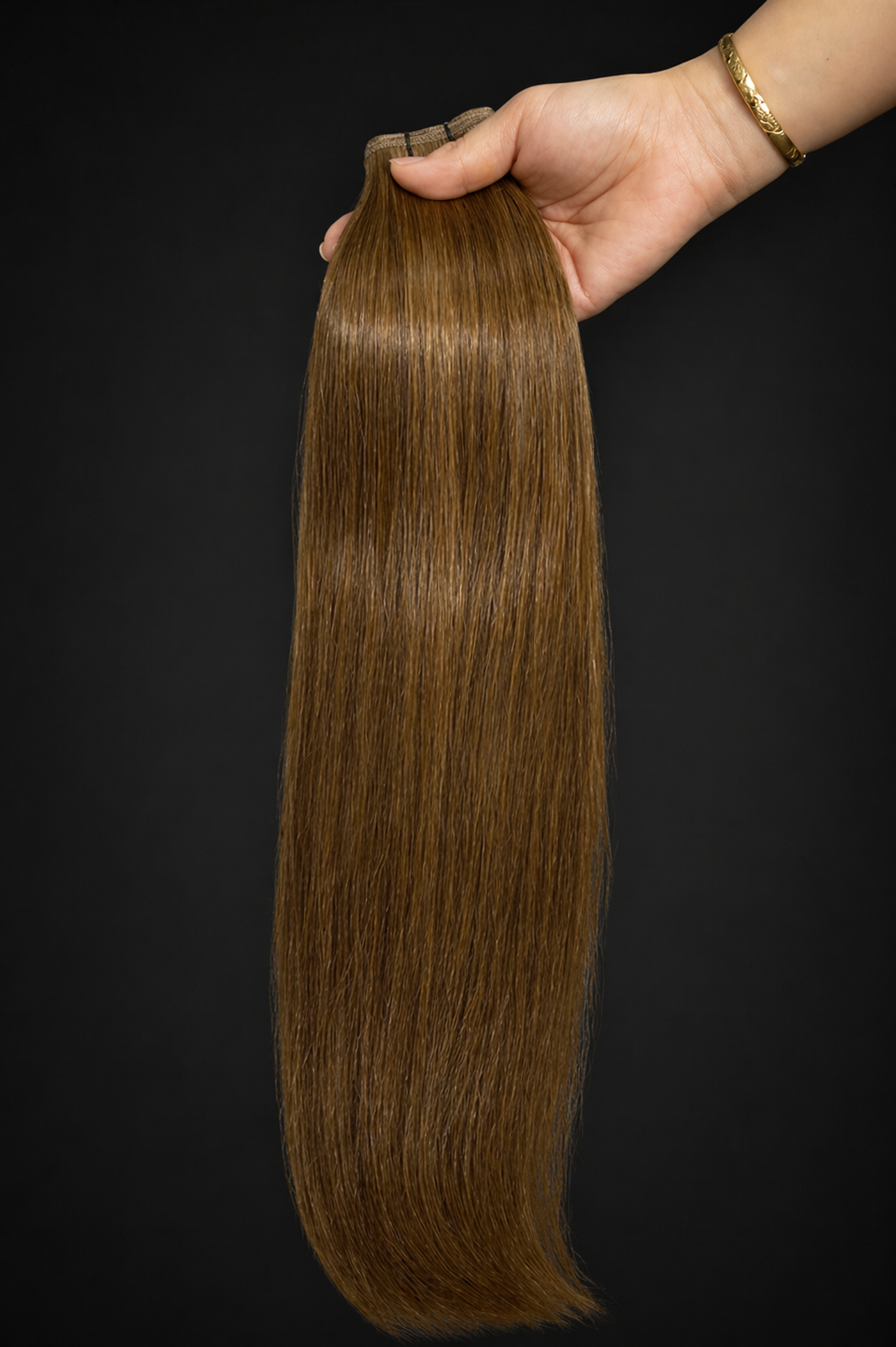 Invisible Flat Weft Surowe Włosy Wietnamskie 50cm – Kolor #8