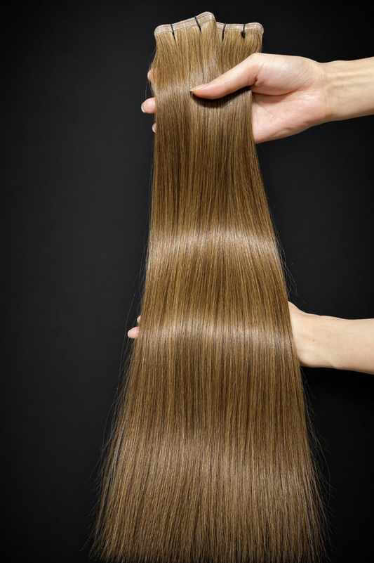 Włosy Skin PU Flat Weft 50cm | Double Drawn – Gęste Końce